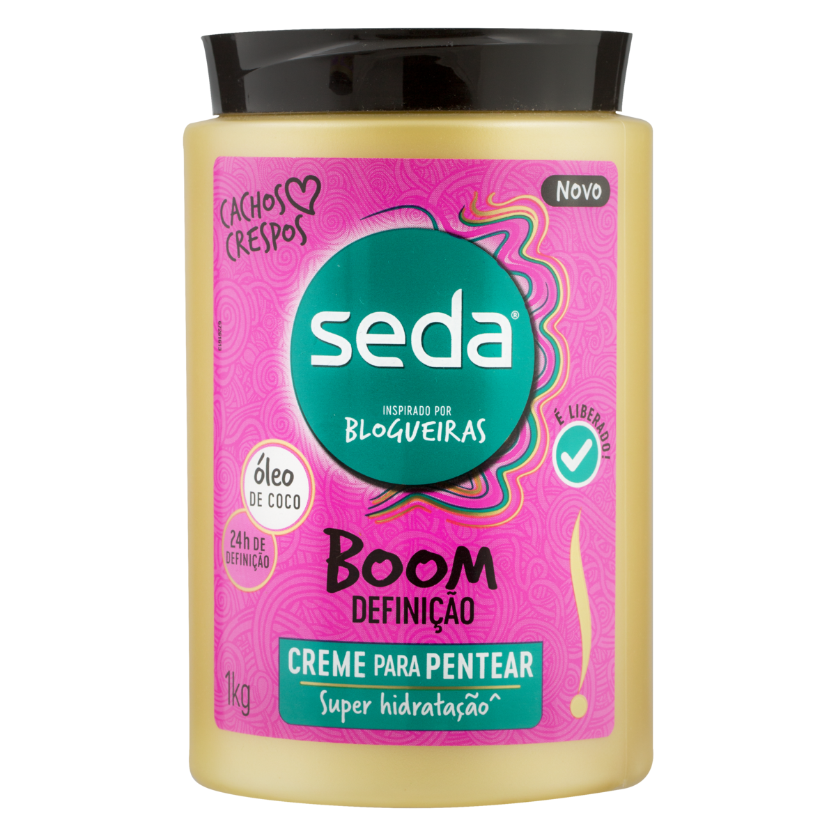 CREME PARA PENTEAR SEDA BOOM DEFINIÇÃO POTE 1KG 0