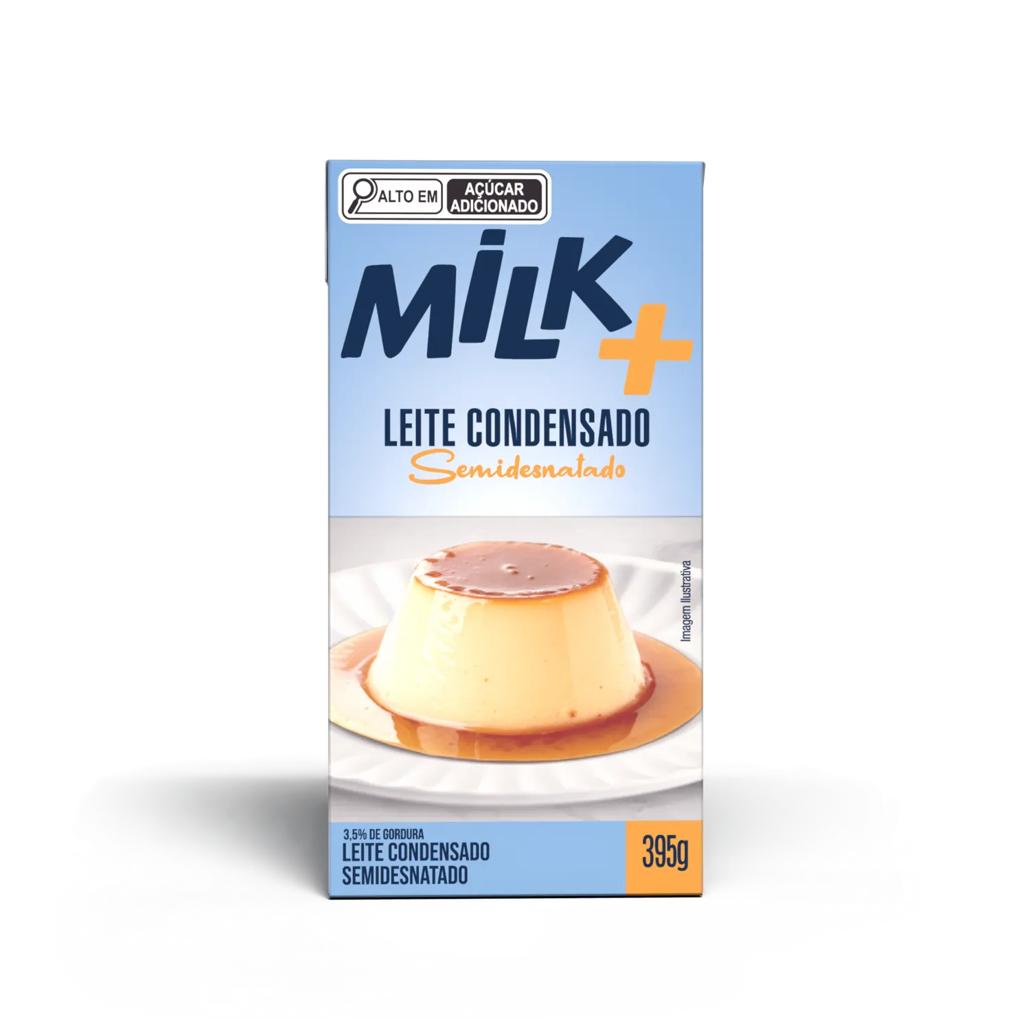 LEITE CONDENSADO MILK SEMIDESNATADO 395G