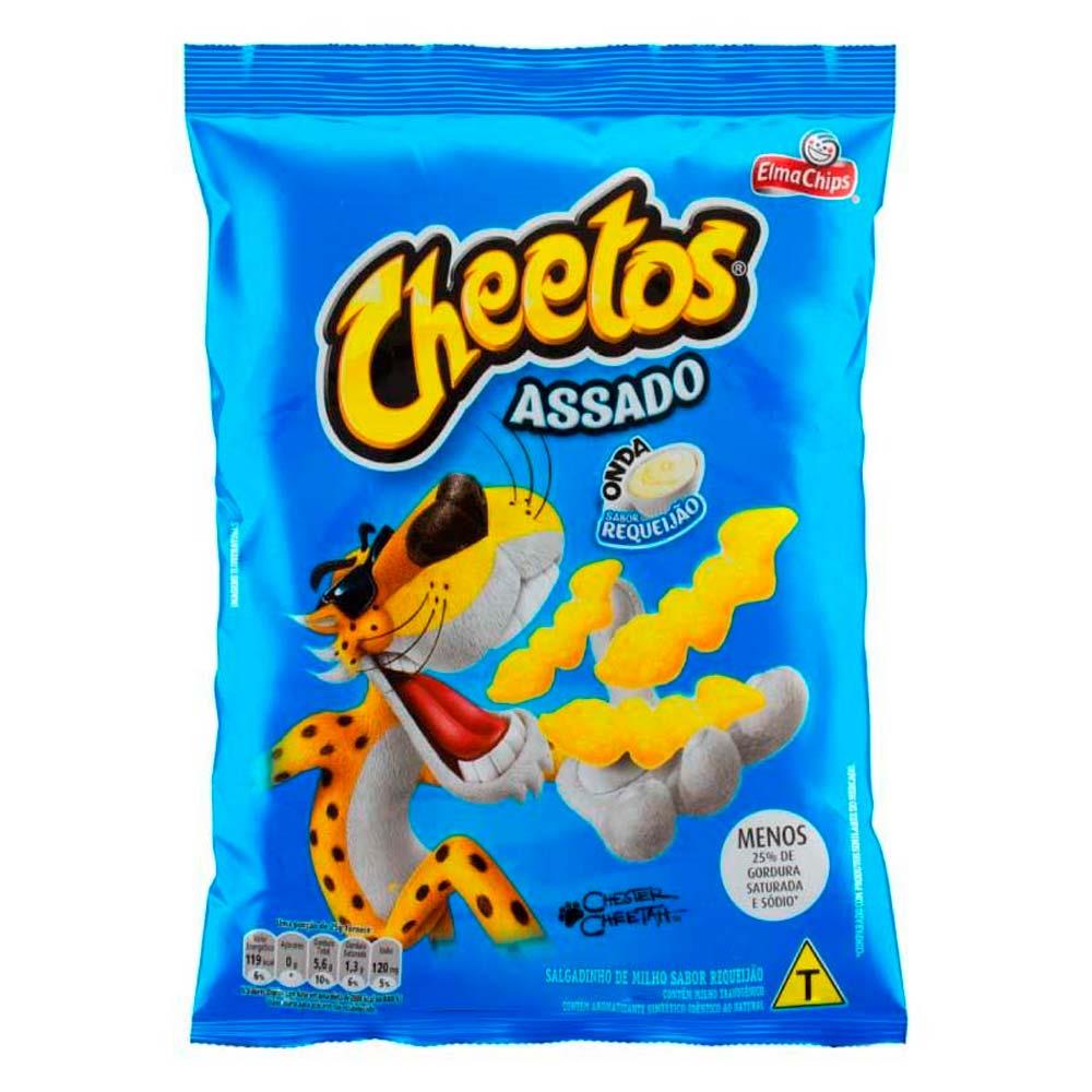 SALGADINHO DE MILHO ONDA REQUEIJÃO ELMA CHIPS CHEETOS PACOTE 40G 0