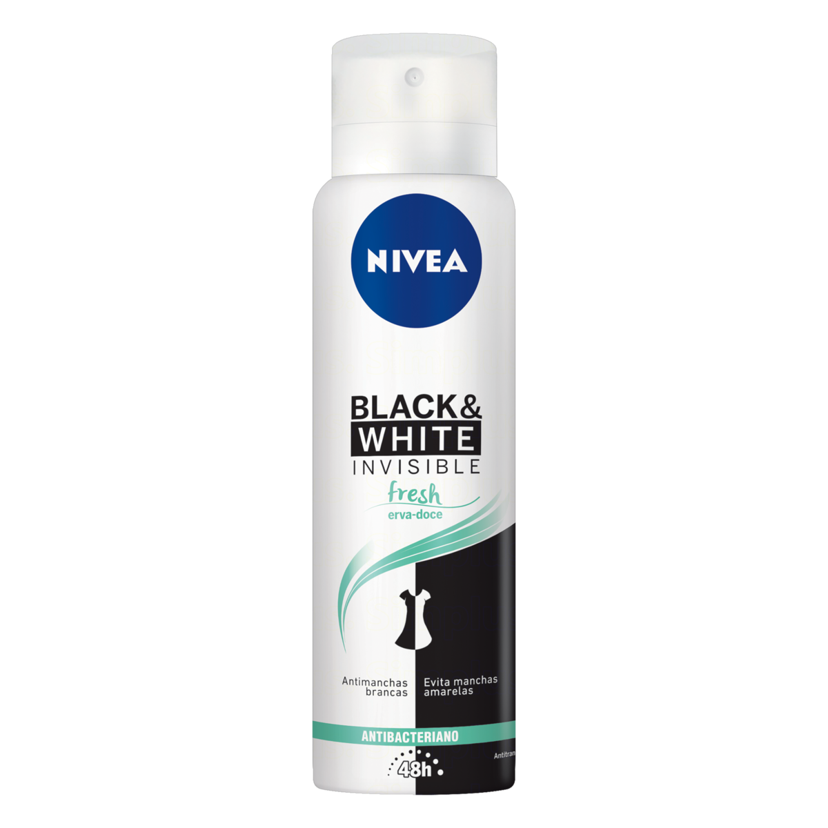 DESODORANTE NIVEA AERO 150ML FEM INVISIBLE BW FRESH — imagem 1