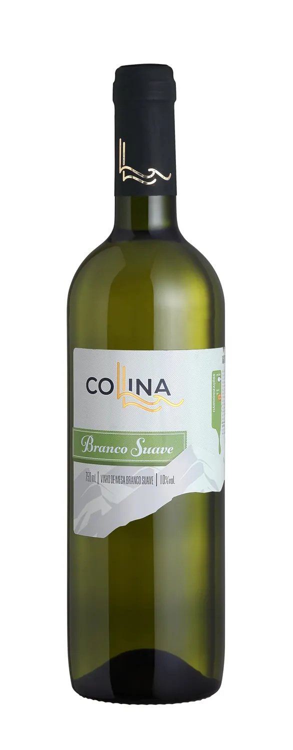 VINHO BRASILEIRO BRANCO SUAVE COLLINA GARRAFA 750ML