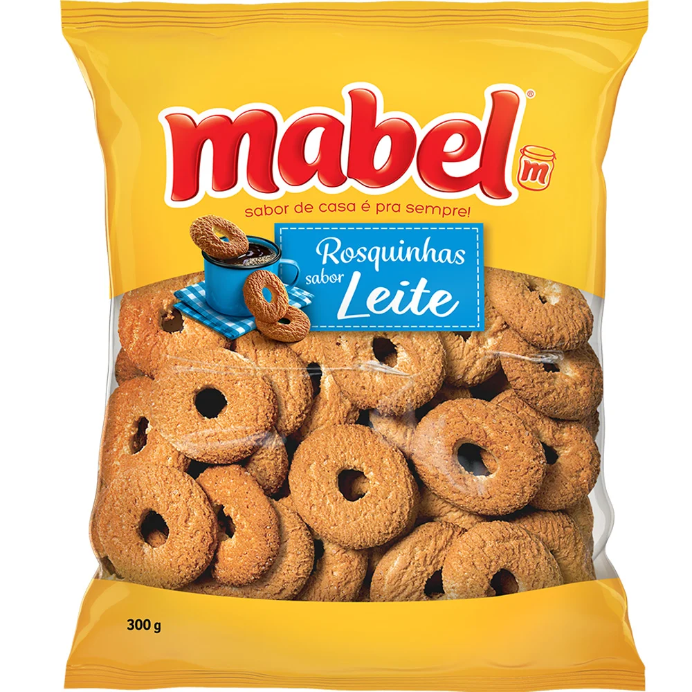 BISCOITO ROSQUINHA MABEL LEITE 300G