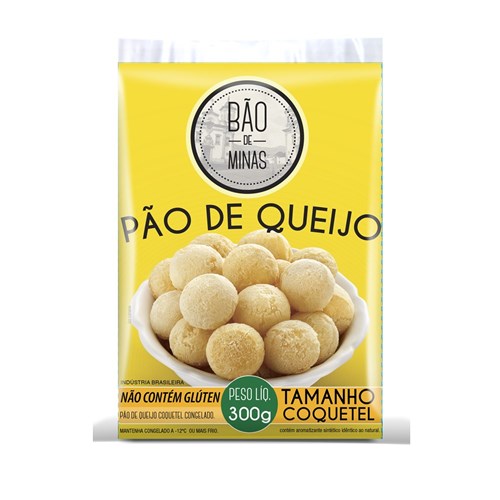 PAO DE QUEIJO BAO DE MINAS 300G COQUETEL 0