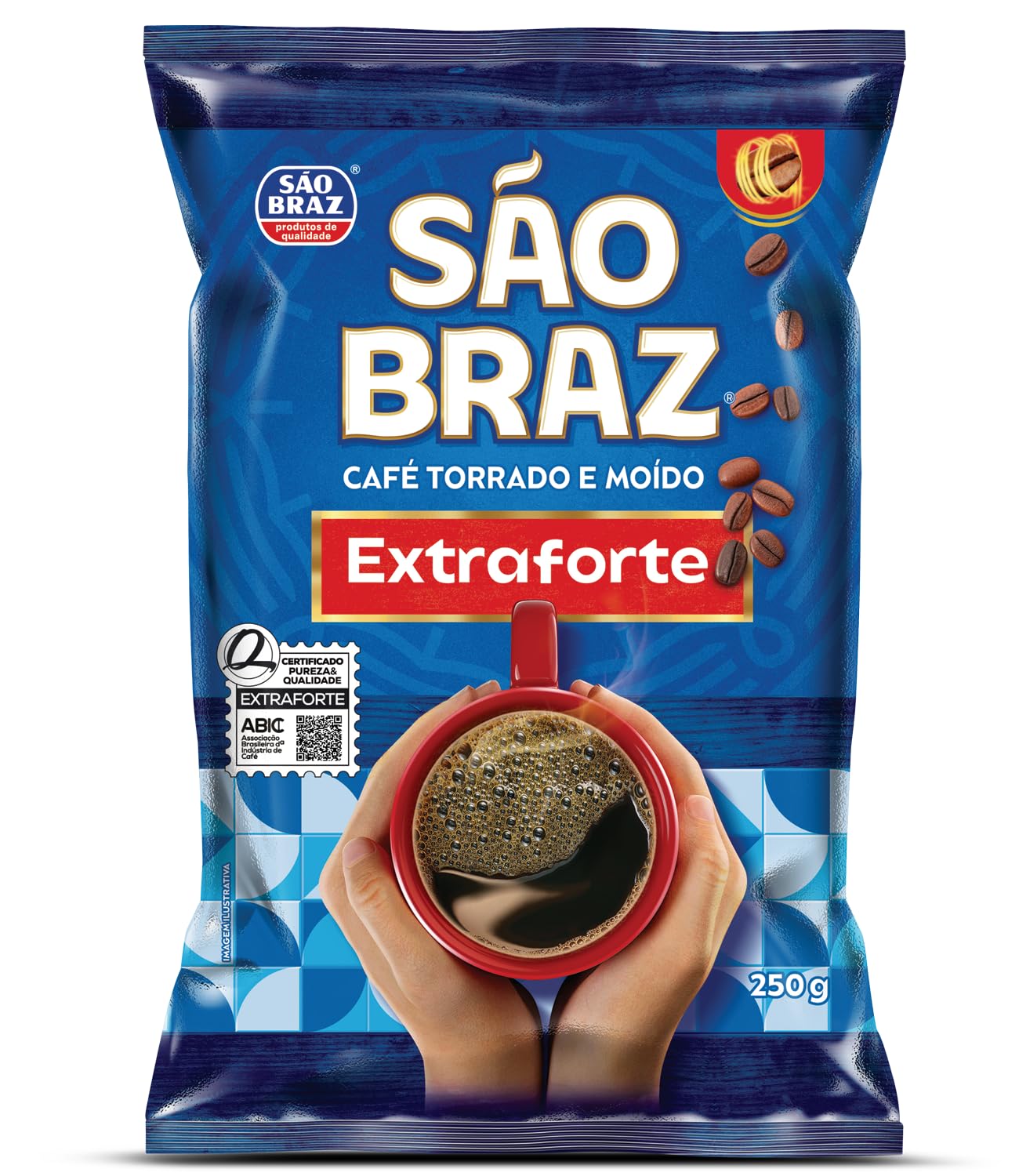 CAFÉ SÃO BRAZ 250G EXTRA FORTE ALMOFADA
