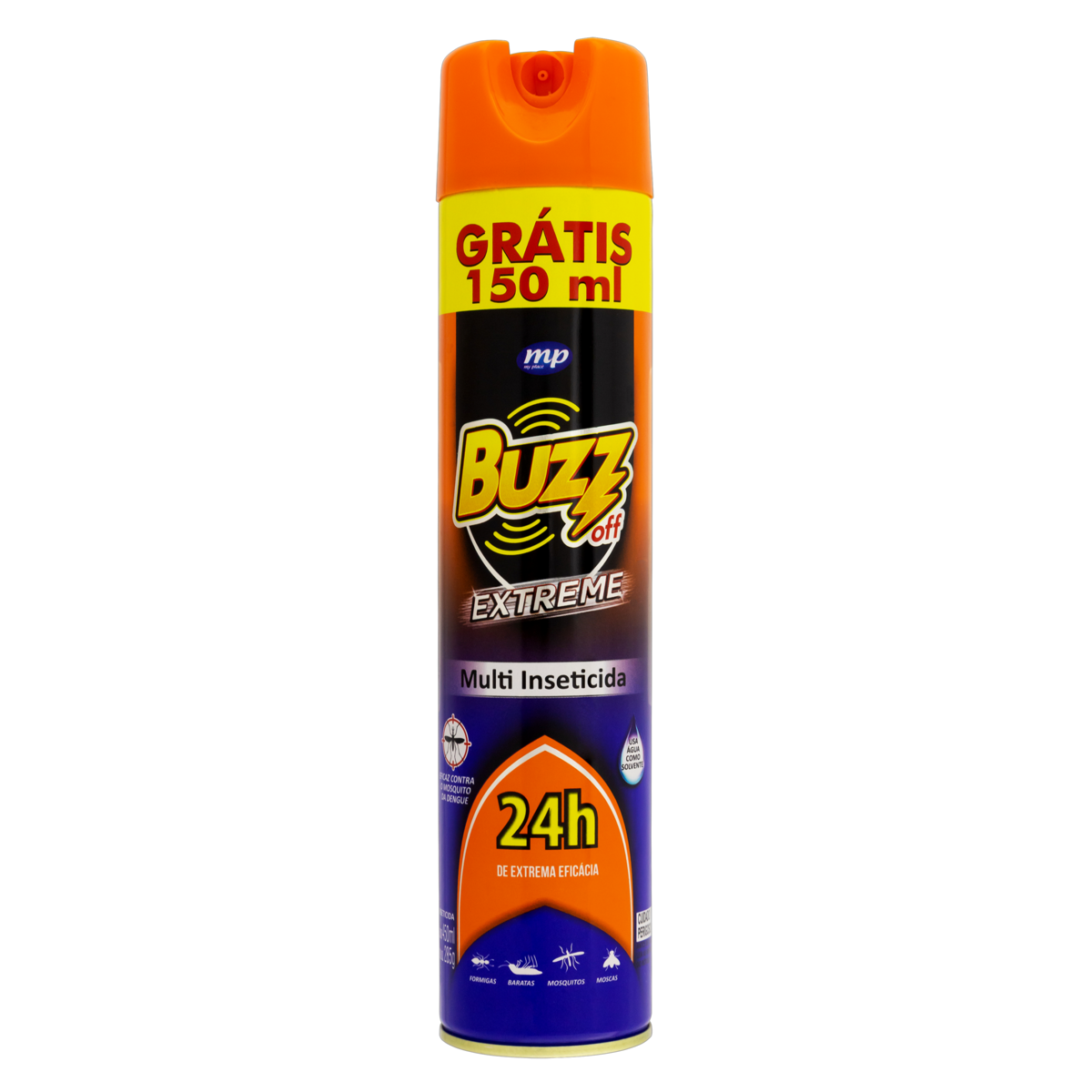 MULTI-INSETICIDA AEROSSOL MY PLACE BUZZ OFF EXTREME FRASCO 450ML GRÁTIS 150ML