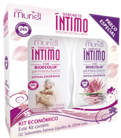 KIT SAB.INTIMO MURIEL TRAD. + FLORAL 200ML