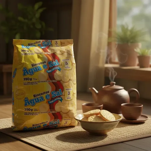 BISCOITO 3 DE MAIO ÁGUA E SAL 300G