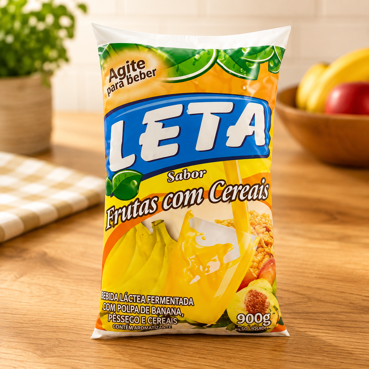 BEBIDA LACTEA LETA 900G SACHE F. CEREAIS