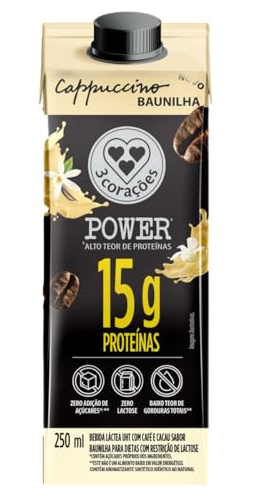 BEBIDA LACTEA 3CORACOES POW BAUNILHA 250ML 0