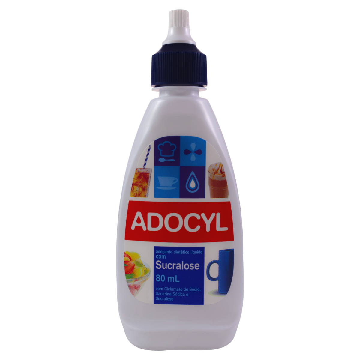 ADOÇANTE LÍQUIDO SUCRALOSE ADOCYL FRASCO 80ML