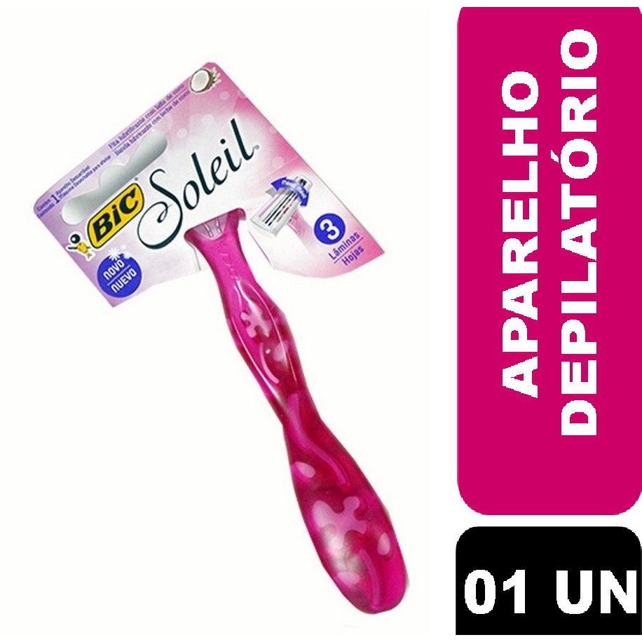 APARELHO BARBEAR BIC SOLEIL 3 LAMINAS