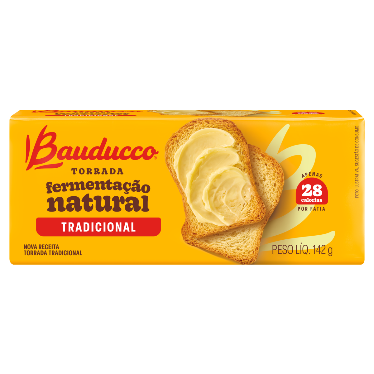 TORRADA TRADICIONAL BAUDUCCO PACOTE 142G