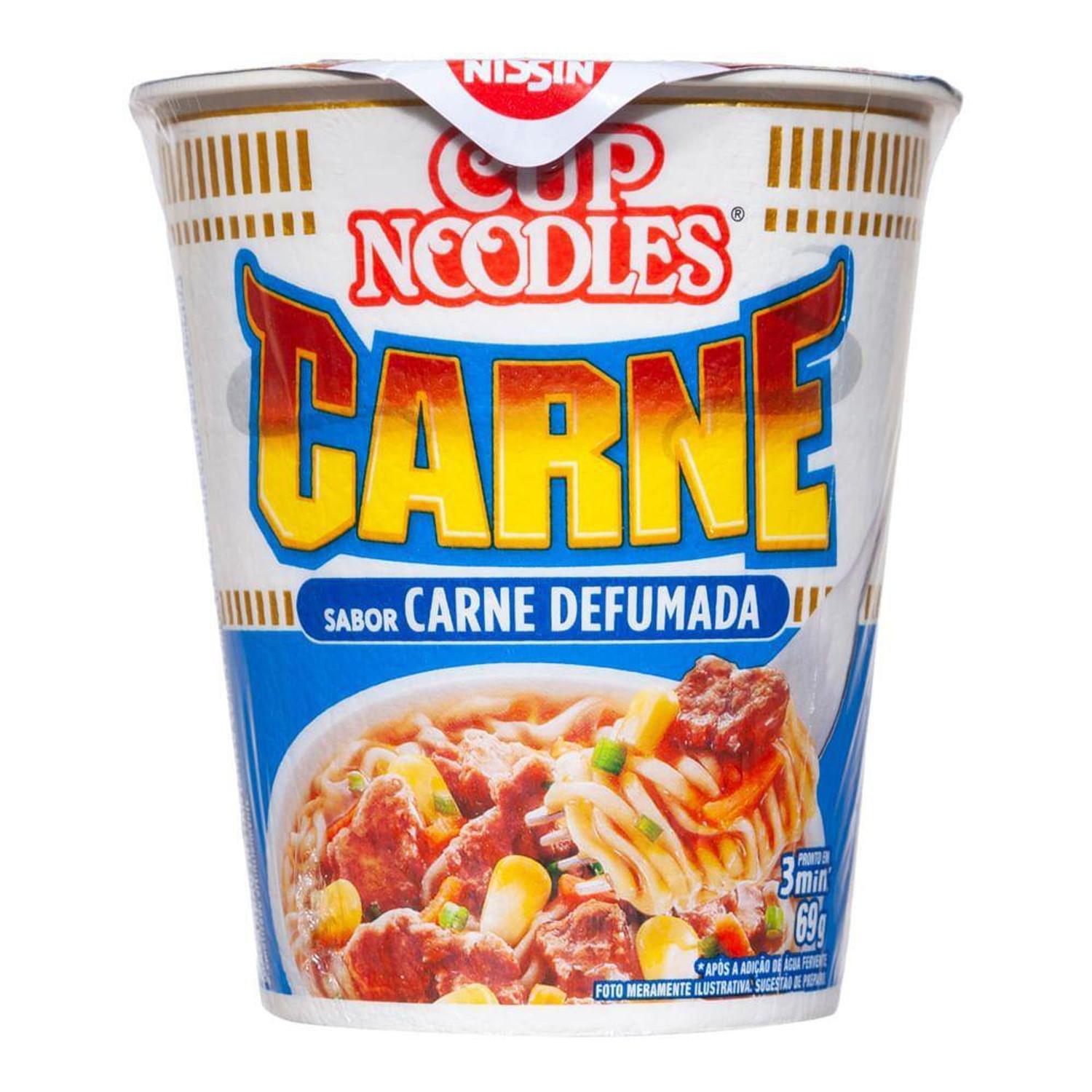 CUP NOODLES CARNE DEFUMADA — imagem 1