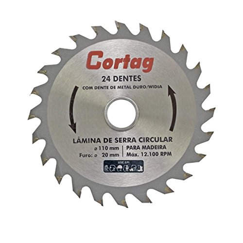 SERRA CIRCUL WID 110X20X4.1/2 24DENTE CORTAG