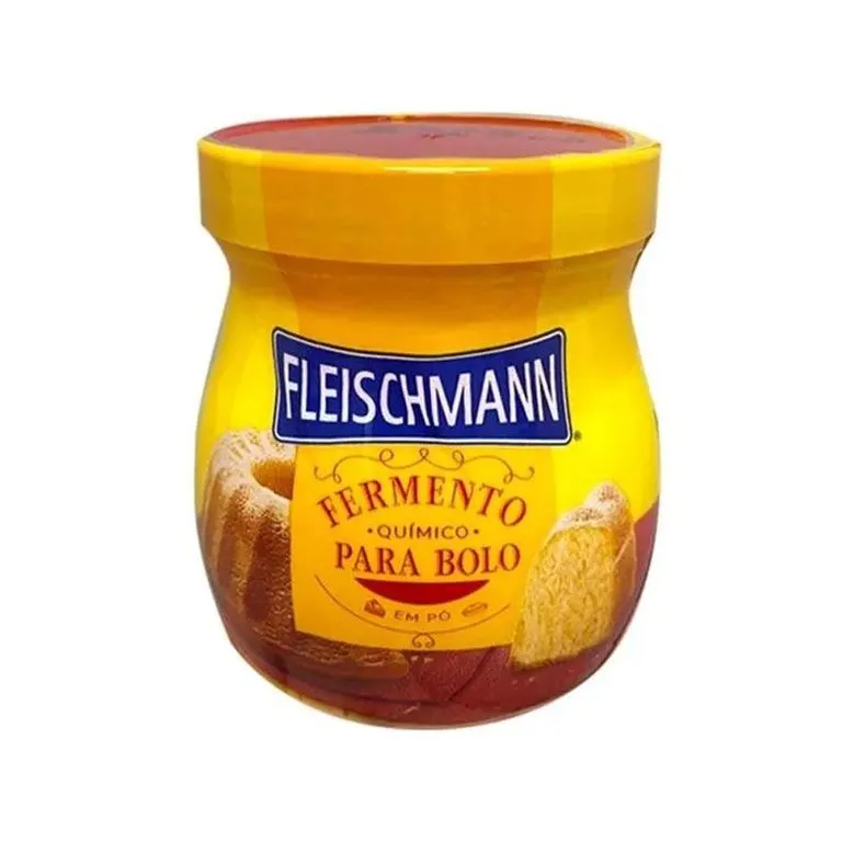FERMENTO QUÍMICO PÓ FLEISCHMANN POTE 100G