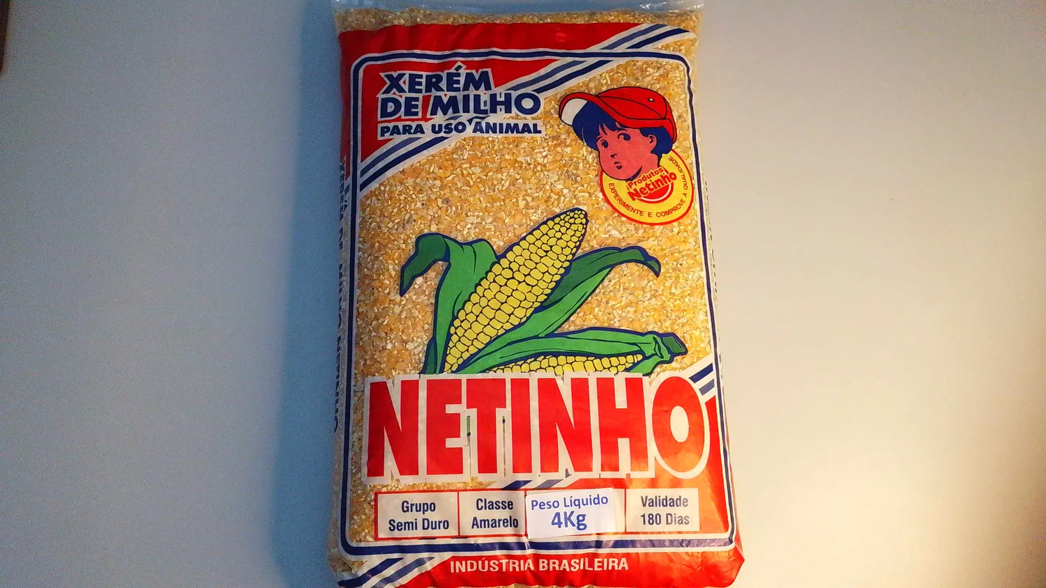 XEREM DE MILHO PARA USO ANIMAL NETINHO 4 KG — imagem 1
