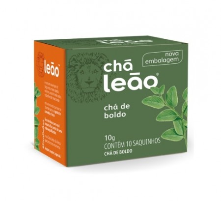 CHÁ BOLDO CHÁ LEÃO CAIXA 10G 10 UNIDADES