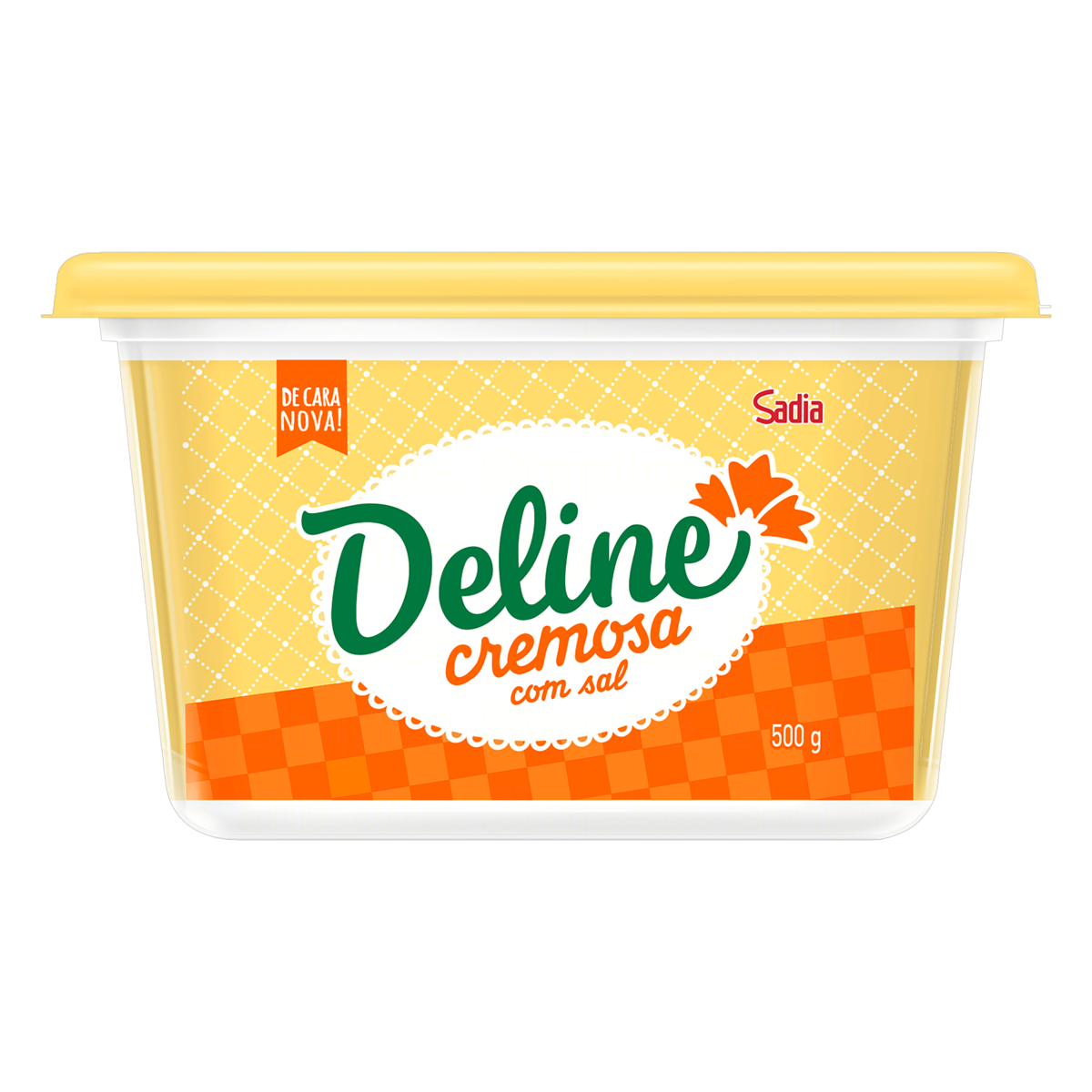 MARGARINA CREMOSA COM SAL DELINE POTE 500G