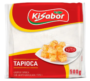 TAPIOCA TIPO 1 KISABOR PACOTE 500G