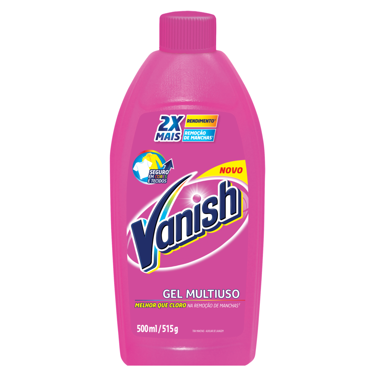 TIRA-MANCHAS GEL ROUPAS COLORIDAS VANISH FRASCO 500ML 0