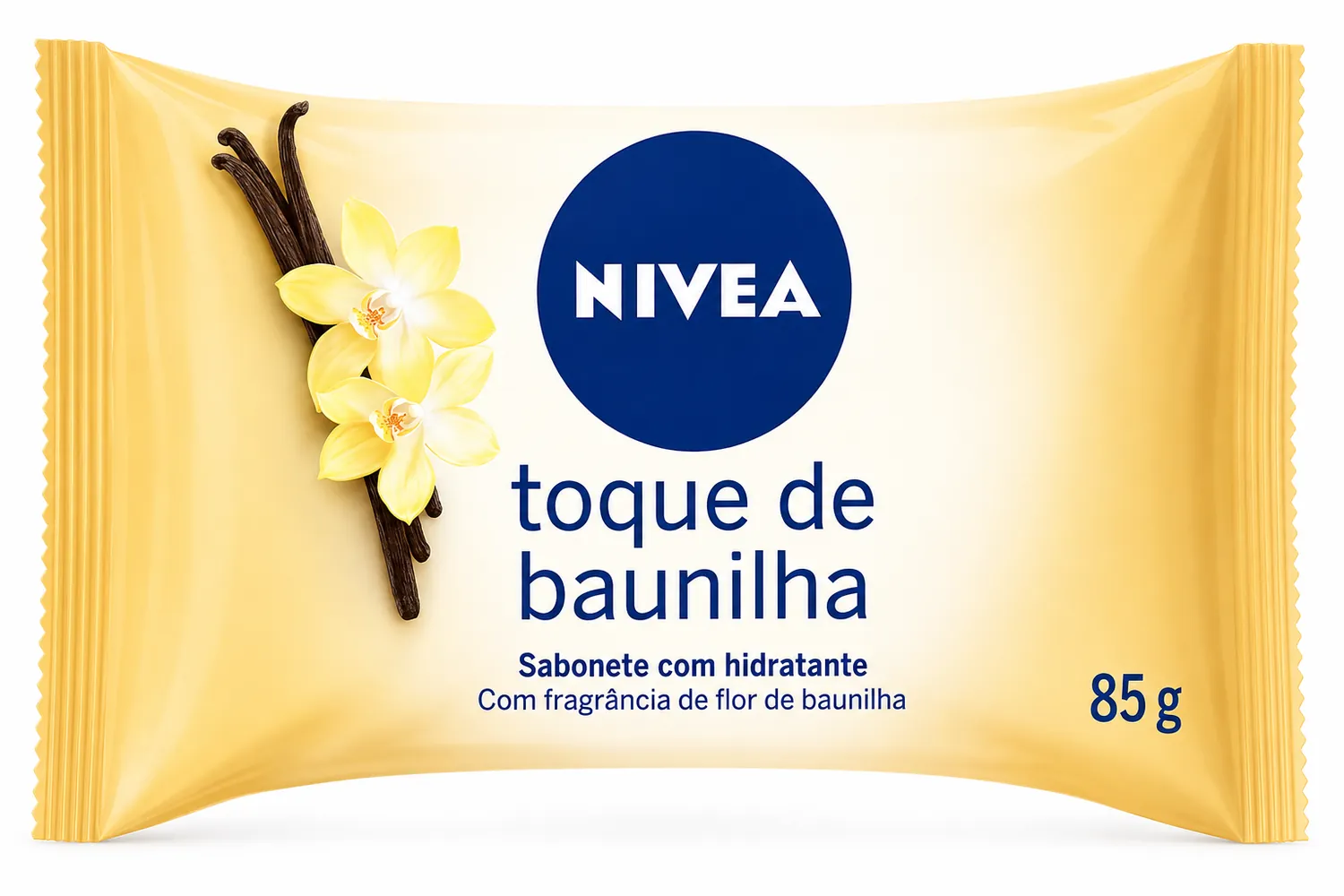 SABONETE EM BARRA NIVEA TOQUE DE BAUNILHA 85G — imagem 1
