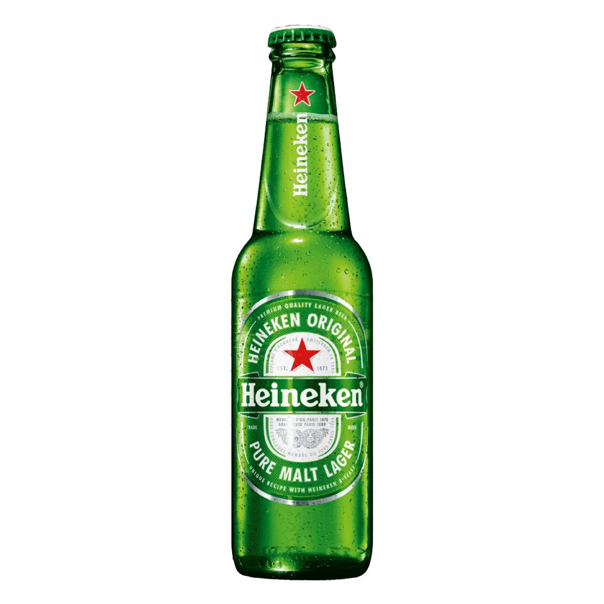 CERVEJA LAGER HEINEKEN GARRAFA 330ML