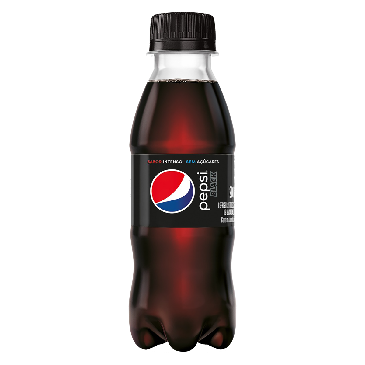 REFRIGERANTE ZERO AÇÚCAR PEPSI BLACK GARRAFA 200ML