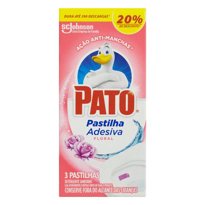 PR PATO PASTILHA FLORAL C/3