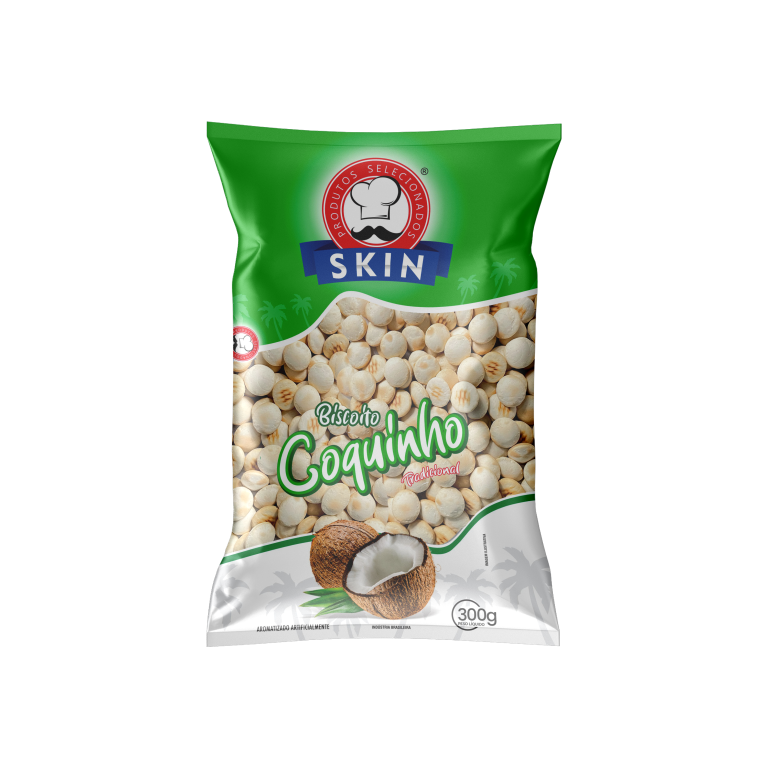 BISCOITO COQUINHO SKIN 300G