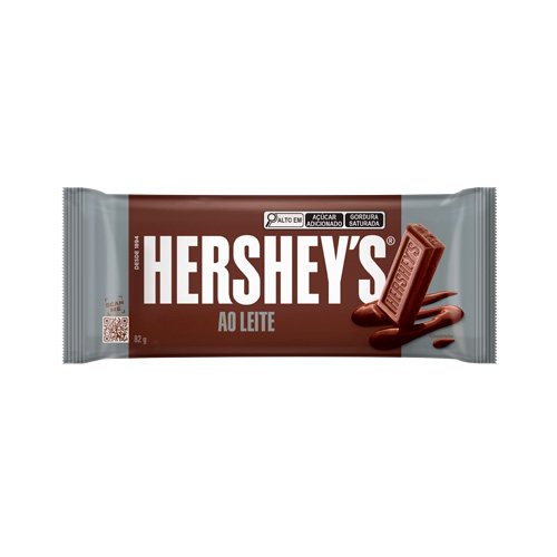 CHOCOLATE AO LEITE HERSHEYS PACOTE 82G 0