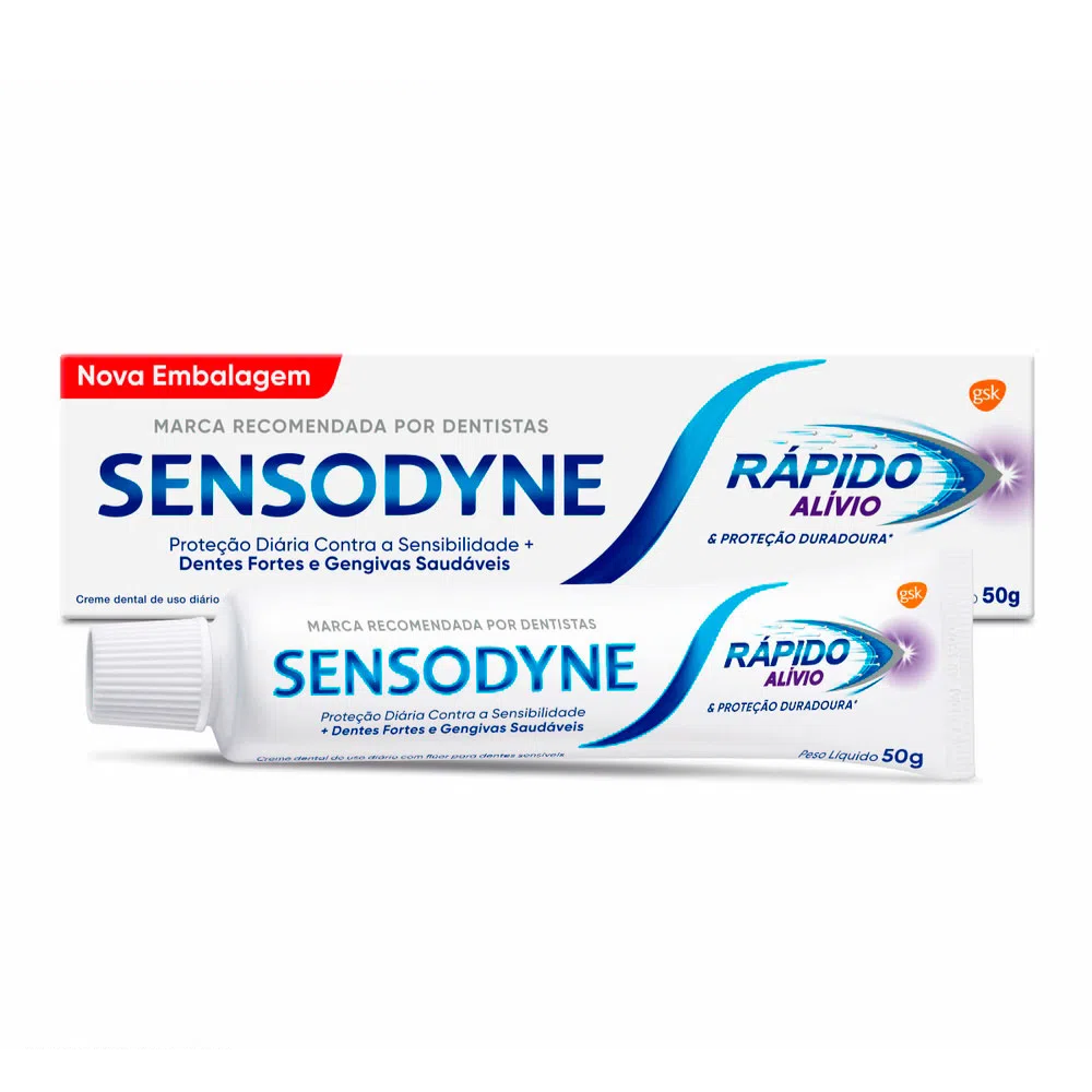 CR DENT SENSODYNE 050G RAPIDO ALIVIO — imagem 1