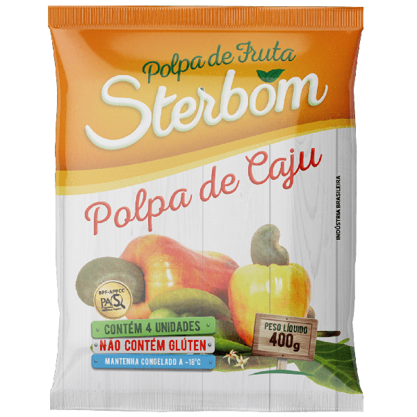 POLPA DE FRUTA CONGELADA STERBOM 100G CAJU