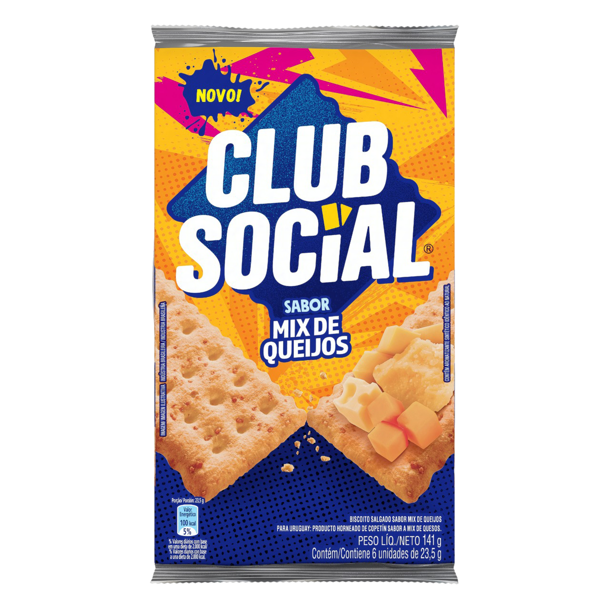BISC CLUB SOCIAL QUEIJO 141G