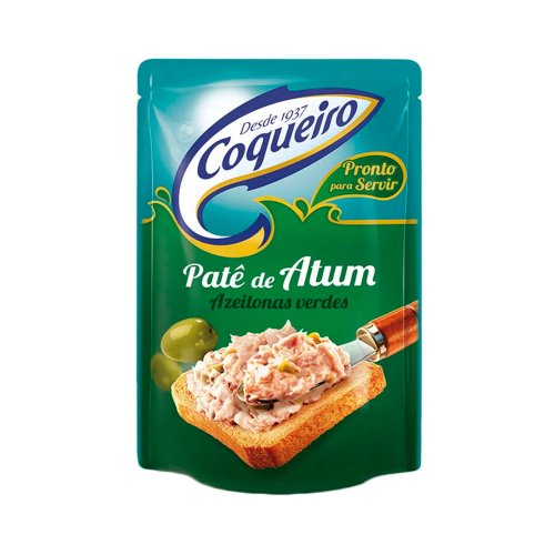 PATÊ ATUM COM AZEITONAS VERDES COQUEIRO SACHÊ 170G