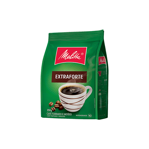CAFÉ TORRADO E MOÍDO EXTRAFORTE MELITTA CAIXA 250G