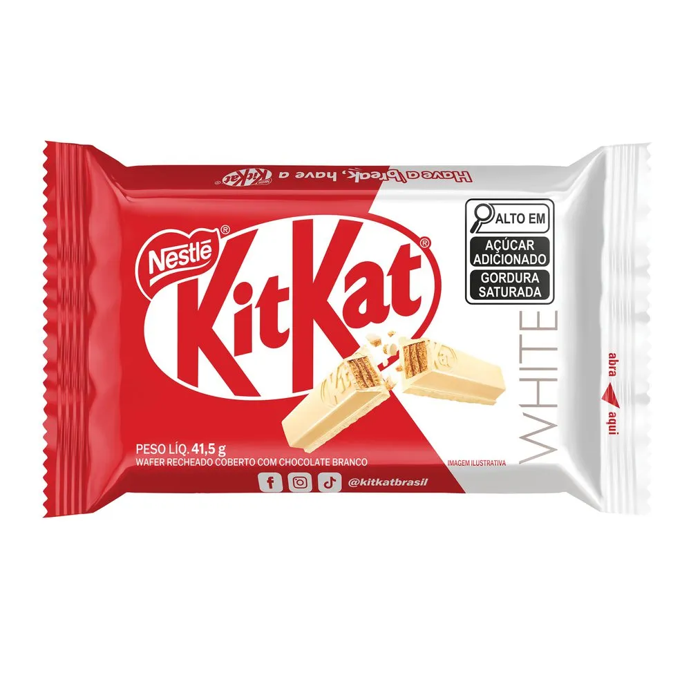 KITKAT CHOCOLATE BRANCO 41,5G NESTLÉ