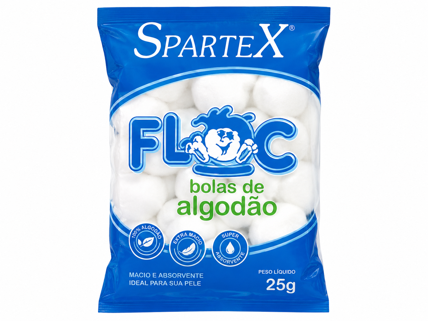 ALGODÃO BOLA SPARTEX 25G