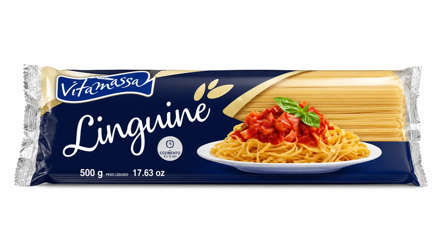 MACARRÃO ESPAGUETE LINGUINE 400G VITAMASSA