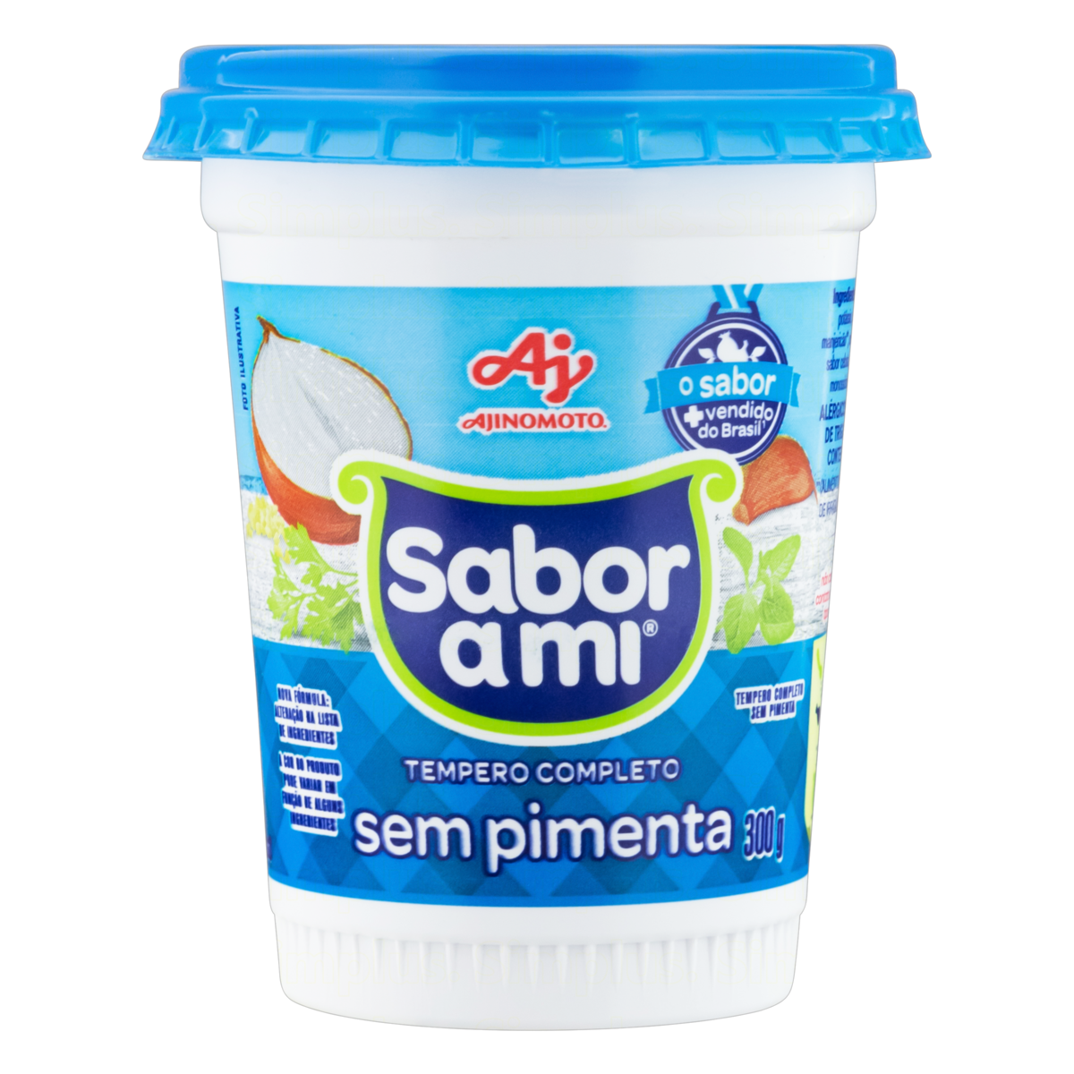 TEMPERO COMPLETO SEM PIMENTA SABOR A MI POTE 300G
