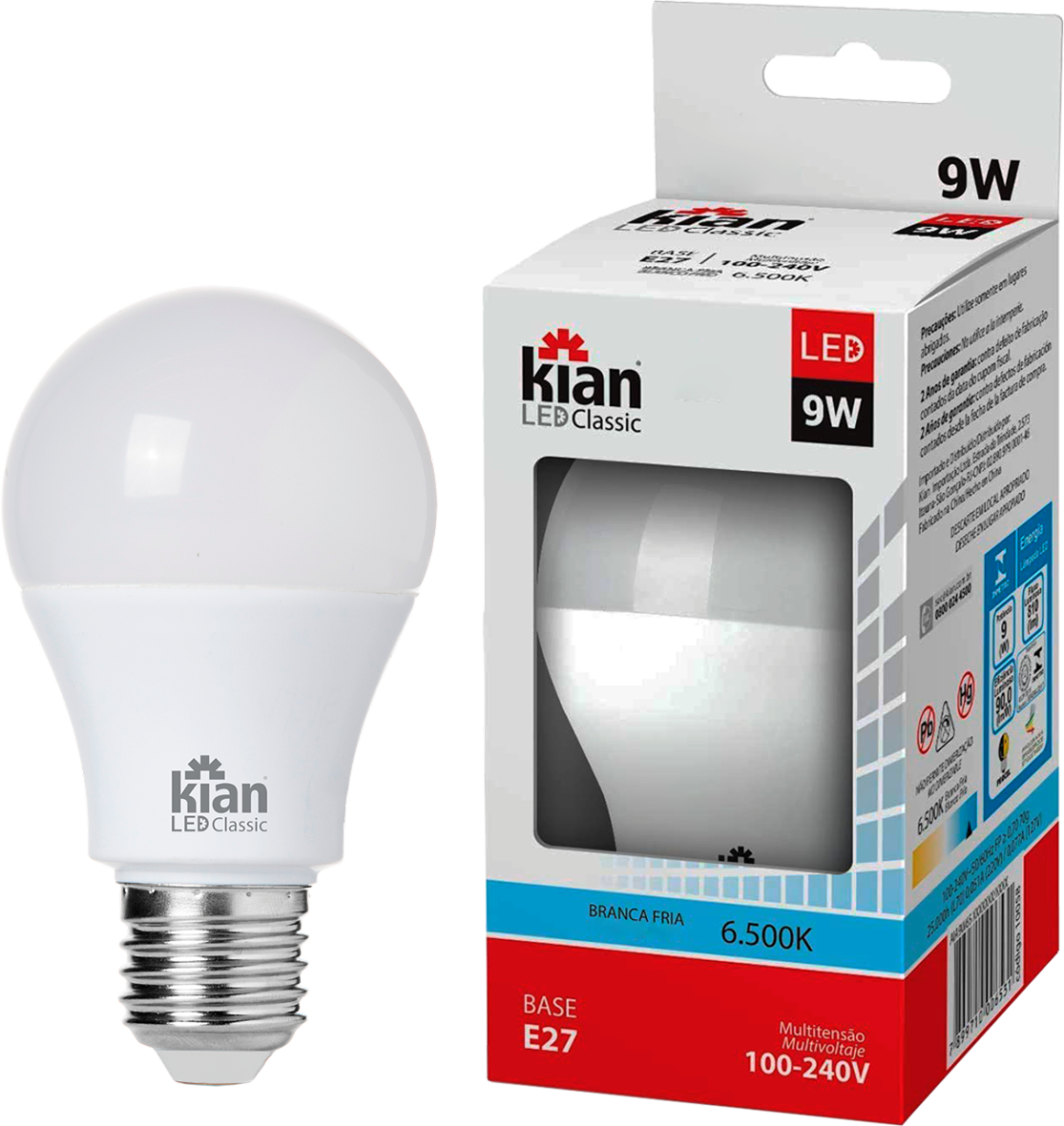 LAMP KIAN LED 9W 100-240V