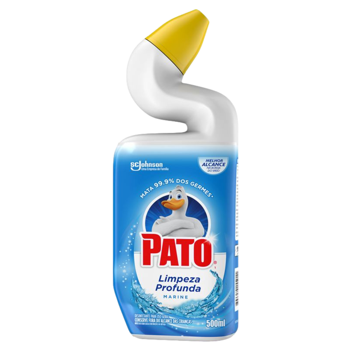 DESINFETANTE GEL USO GERAL MARINE PATO LIMPEZA PROFUNDA SQUEEZE 500ML