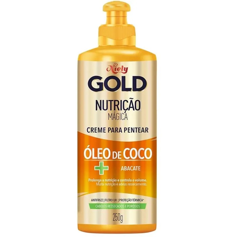 CREME DE PENTEAR NIELY GOLD NUTRIÇÃO MÁGICA 250G