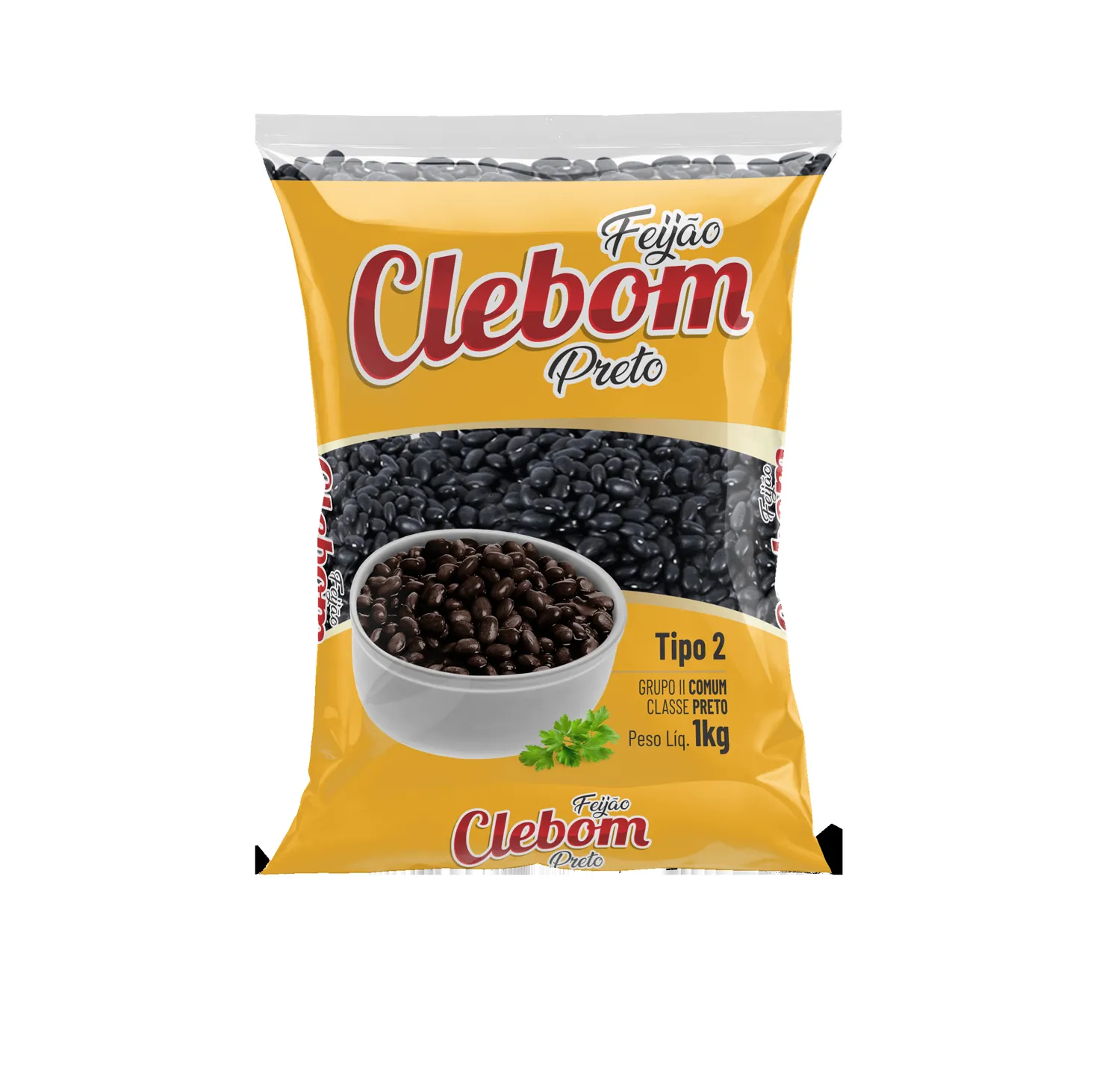 FEIJAO PRETO CLEBOM T2 1KG