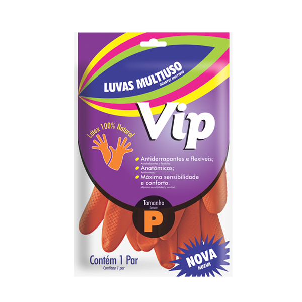 LUVA MULTIUSO SANTA MARIA VIP FORRADA P C/2 TAMANHO P