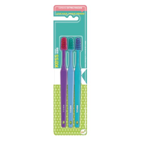 ESC DENT KESS 2581 KIDS BASIC 3UN * — imagem 1