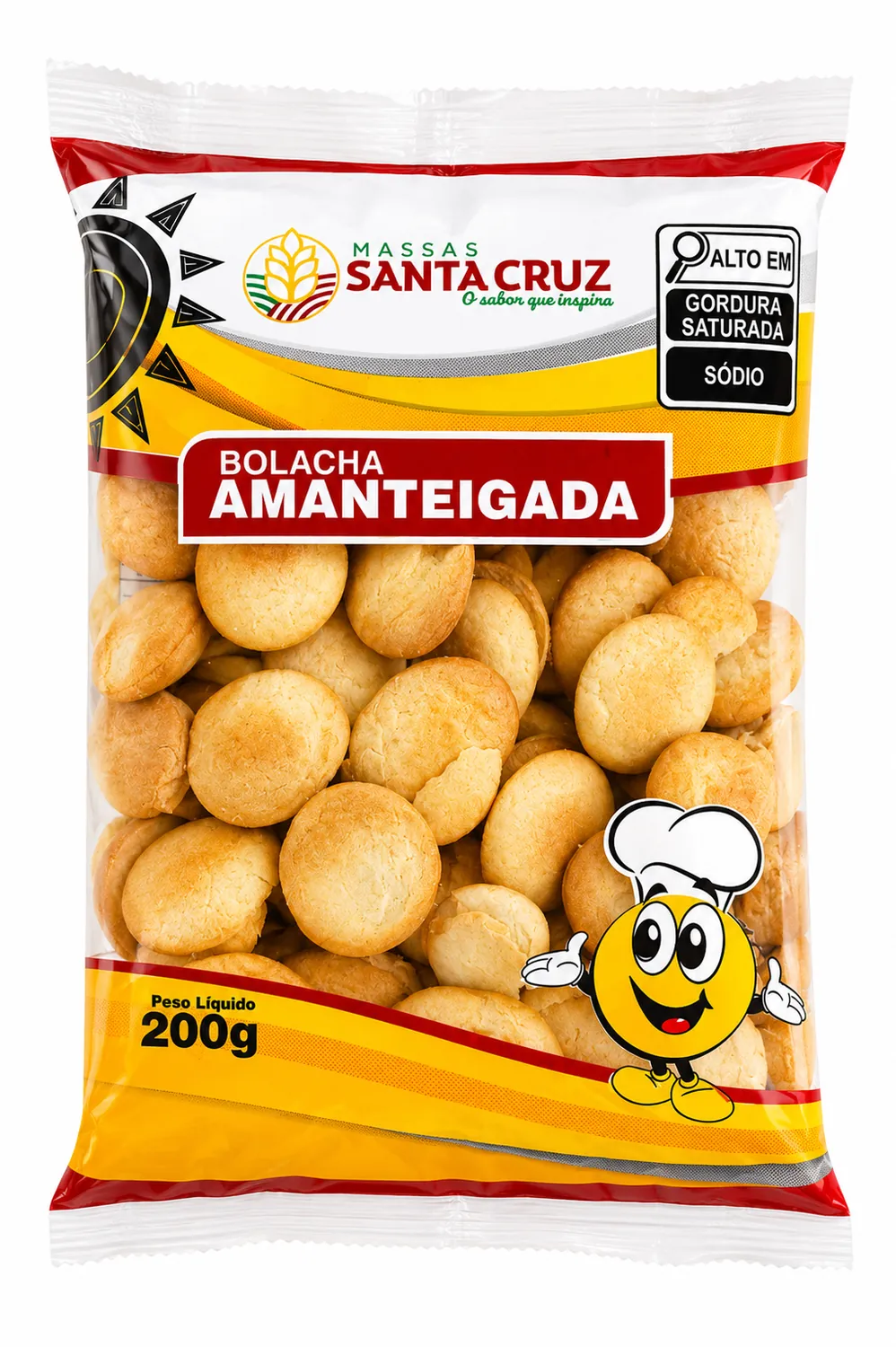 BOLACHA AMANTEIGADA SANTA CRUZ 200G