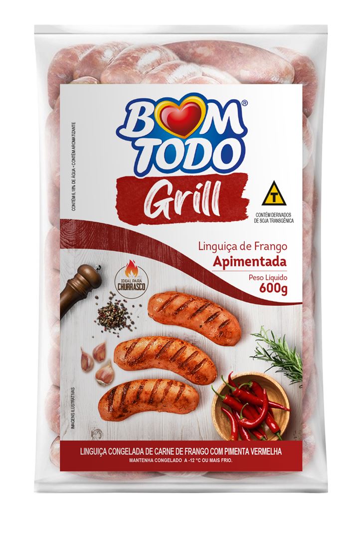 LINGUIÇA APIMENTADA BOM TODO 600G TOP GRILL