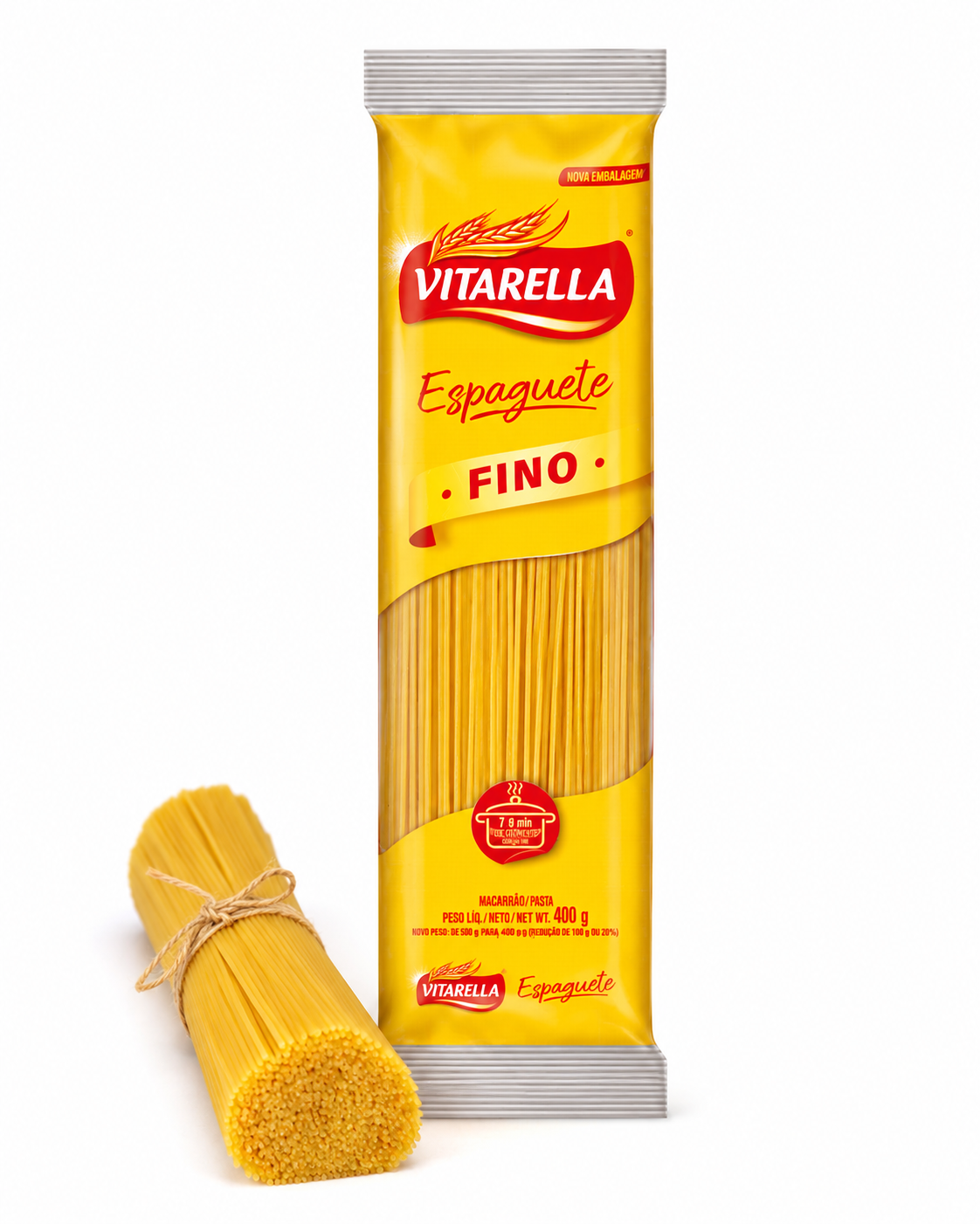 MASSA ESPAGUETE FINO VITARELLA 400G