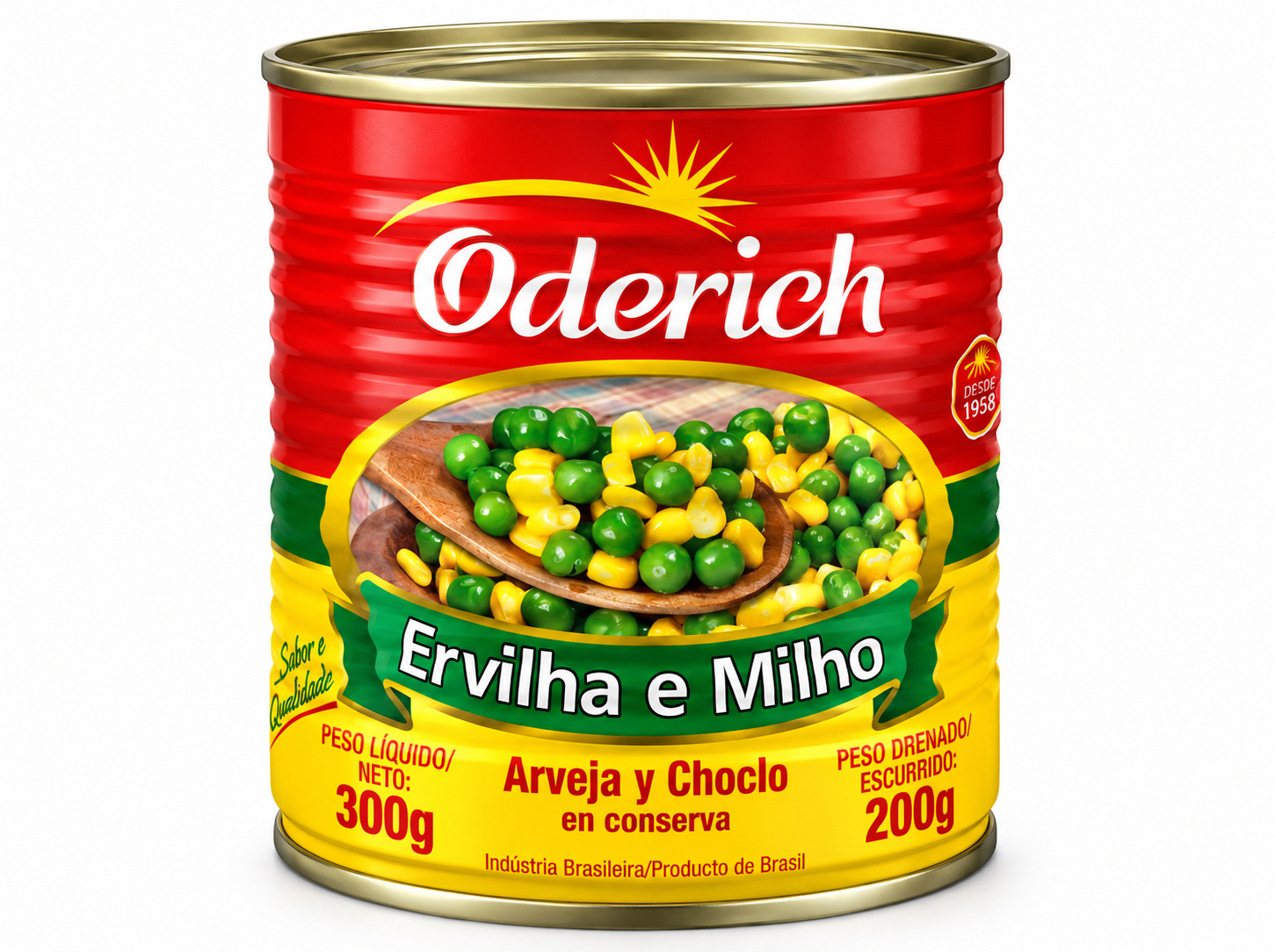 ERVILHA E MILHO ODERICH 200G