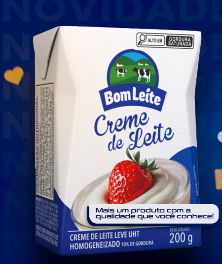 CREME DE LEITE LEVE BOM LEITE 10% 200G